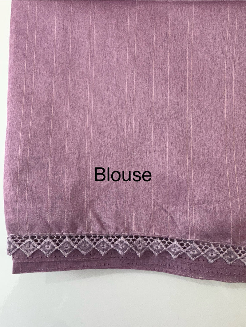 Art silk saree with embroidery SVTS26 DuskyLavender