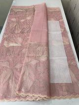 Semi organza saree with thread work - MSH910