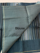 Multi color Semi soft silk saree with borders MSS590