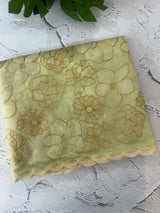 Semi organza saree with thread work - MSH910 Pastel Green