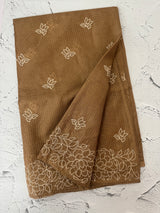Silky kota embroidery saree MSK4333