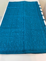 Cutwork Blended Jute - tussar saree MTS9079