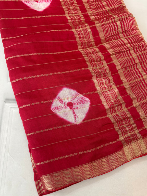 Banarasi weaving dola silk saree MS7611 RaniPink