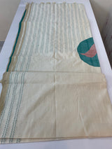 Blended tussar saree with kanta embriodery and appliqué work- MBTS99