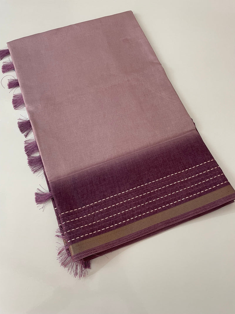 Soft Semi silk saree with thread work MSR698