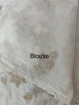 Kota saree with tissue applique work - MSH227