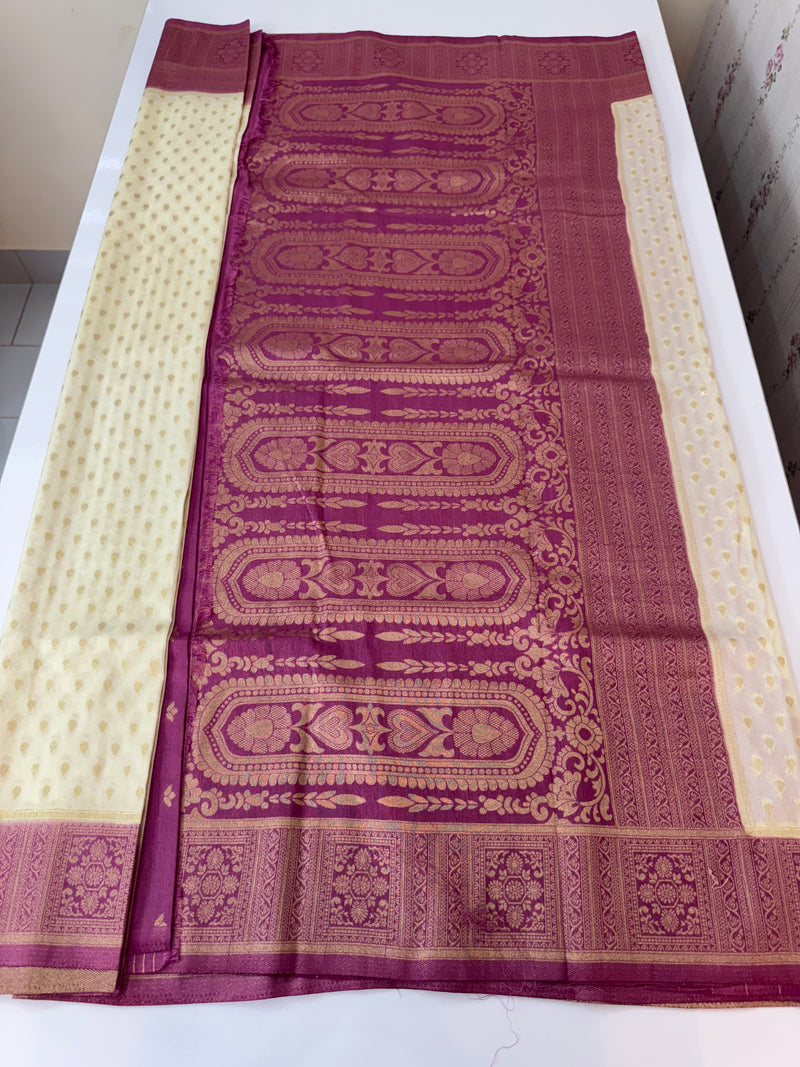 Semi banarasi Georgette saree - MSB8976