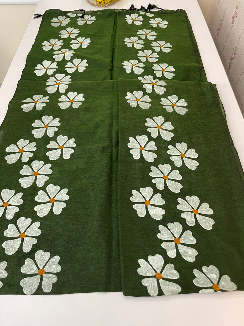 Khadi cotton saree MS33455