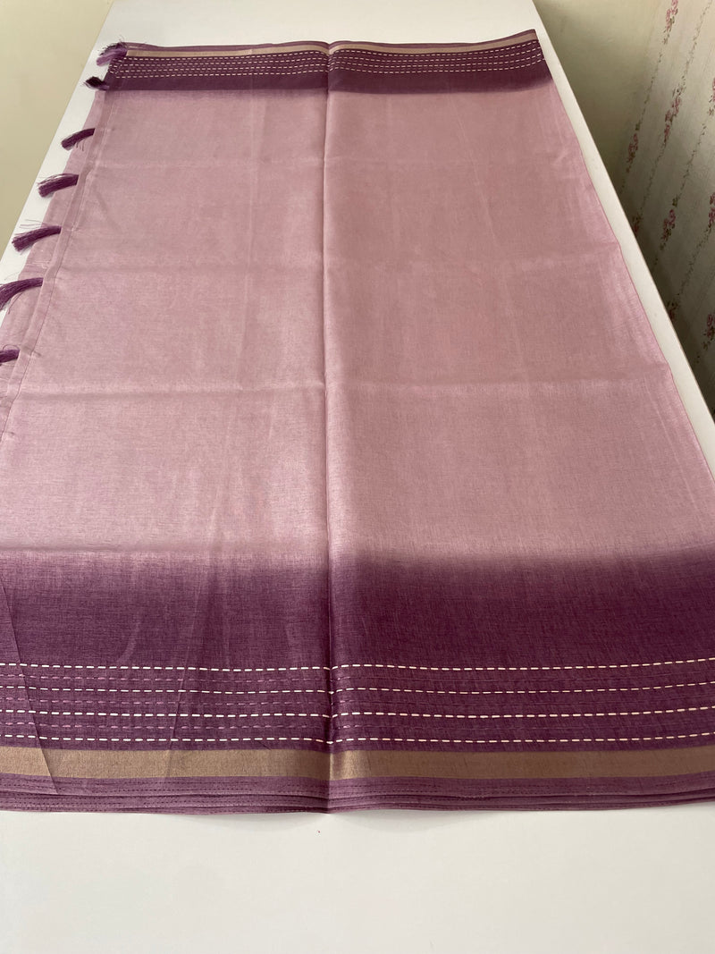 Soft Semi silk saree with thread work MSR698