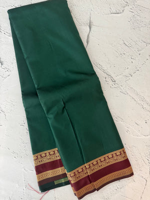 Semi Kanchi pattu saree with broacde blouse MBS7845