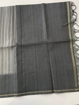 Multi color Semi soft silk saree with borders MSS590
