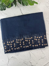 Organza saree with embroidery borders - MSH907