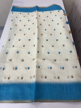 Ombre semi Linen Saree - MSL1514