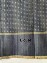 Multi color Semi silk saree with borders MSS489