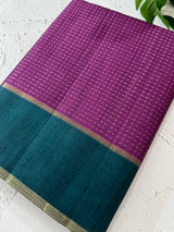 Semi silk saree with zari weaving  MSG6161