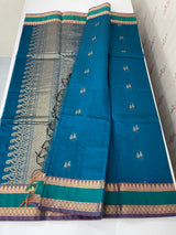 Kanchi Silk cotton saree with zari weaving - MSK897