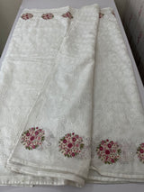 Phulkari NetKota Embroidery saree - MS6006