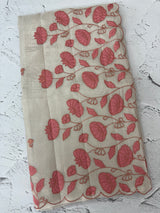 Tissue silk saree with applique work  MSH105