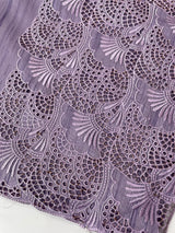 Cutwork Semi tussar saree MTSS657 lavender
