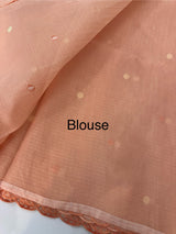 Kota checks saree with embroidery MSD543