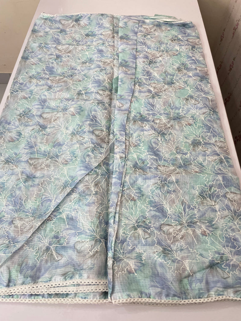 Soft kota checks saree with embroidery SVPSSR