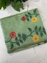 Jamdani silk Cotton Saree with thread work  MSJ787