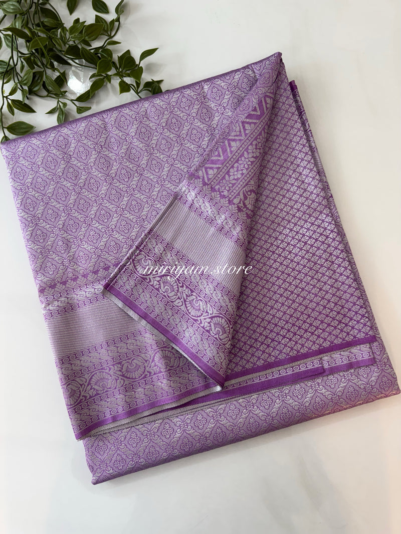 Pastel soft silk Saree - MKP919 WildLavender