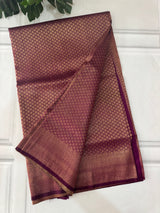 Banarasi soft silk saree MKSS1552 Wine