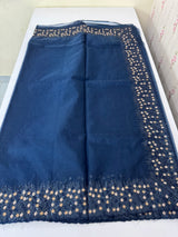 Organza saree with embroidery borders - MSH907