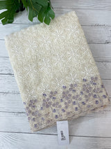 Cutwork Phulkari NetKota embroidery saree - MSH987