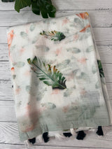 Digital printed semi Linen Saree MLS615- 17