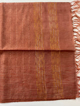 Blended tussar saree with thread work MTS5444