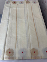 Semi chanderi silk saree with zari weaving - MKT891