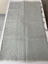 Silky kota embroidery saree MSE568 Grey