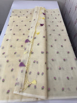 Lightweight Kota Supernet saree with embroidery MS143