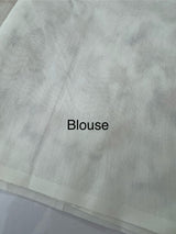 White Supernet saree with embroidery MSH153