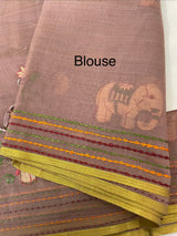 Cotton silk Saree with embroidery MSJ7666