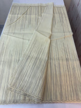Semi soft Organza saree with zari thread work MSB8432 - Ivory