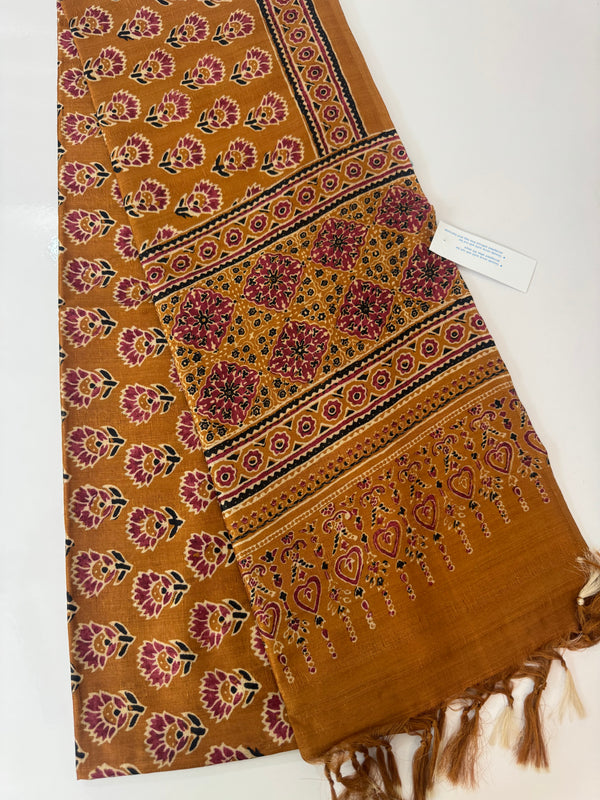 Printed soft crepe silk sarees MS5432
