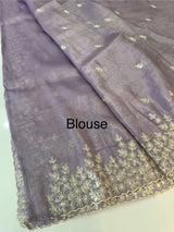 Crush Organza embroidery saree MS9740