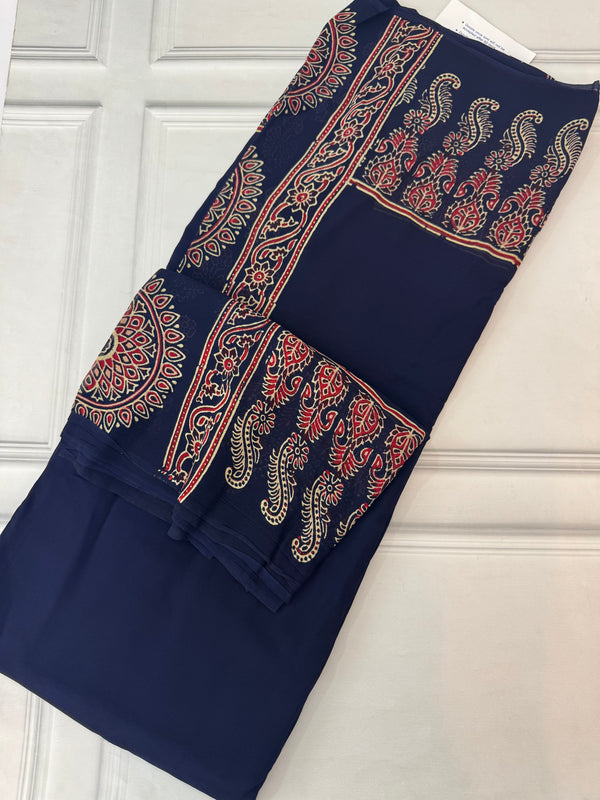 Pure Georgette saree MGS76