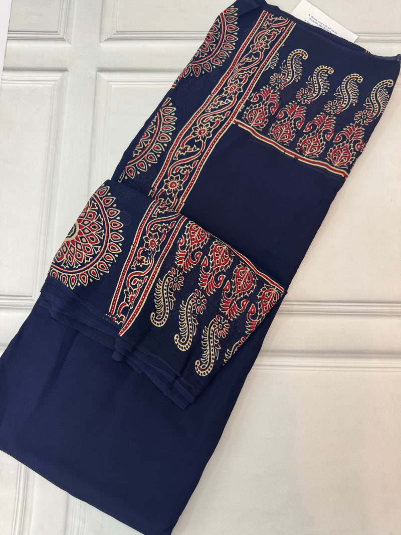 Pure Georgette saree MGS76