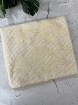 Moonga Kota checks saree with applique work MMC457 Ivory