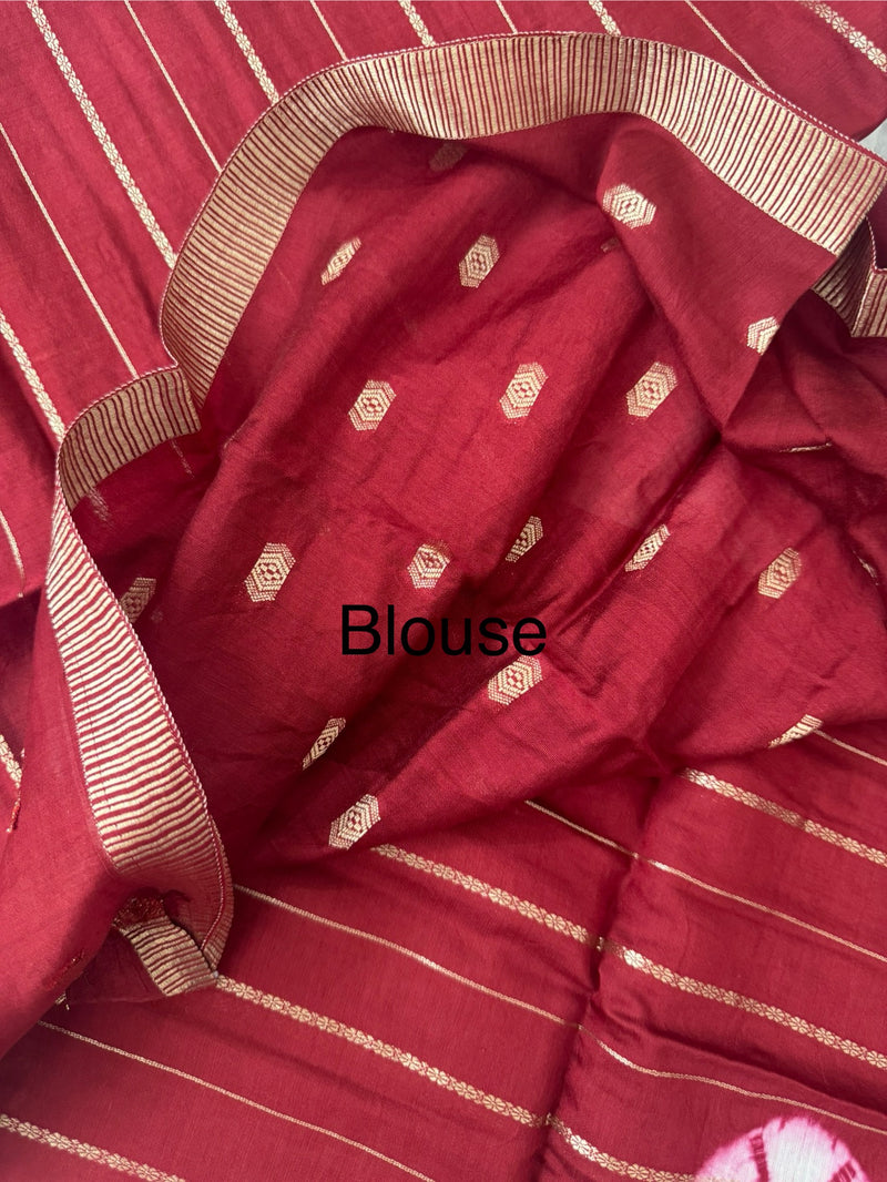 Banarasi Weaving Dola Silk Saree MS7611 Maroon