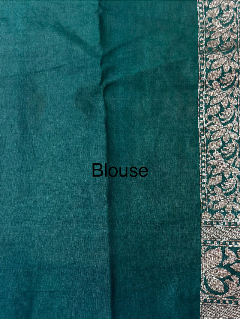 Banarasi viscose Georgette saree MKGS611 - Pink to Green