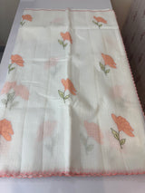 Kota silk cotton saree with applique work MS81789