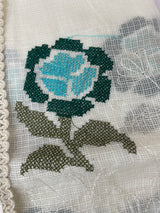 Soft kota checks saree with embroidery - STWICM