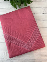 Supernet saree with crochet work and lace border MCJ5433 (V shape Crochet)