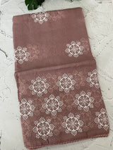 Soft kota checks saree with embroidery - MS7676
