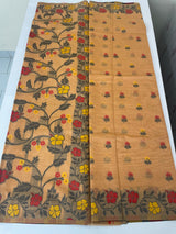 Jamdani silk Cotton Saree with thread work  MSJ787(3)